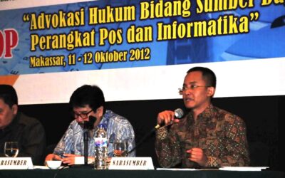 Workshop Advokasi Hukum Bidang Sumber Daya dan Perangkat Pos dan Informatika di Makassar